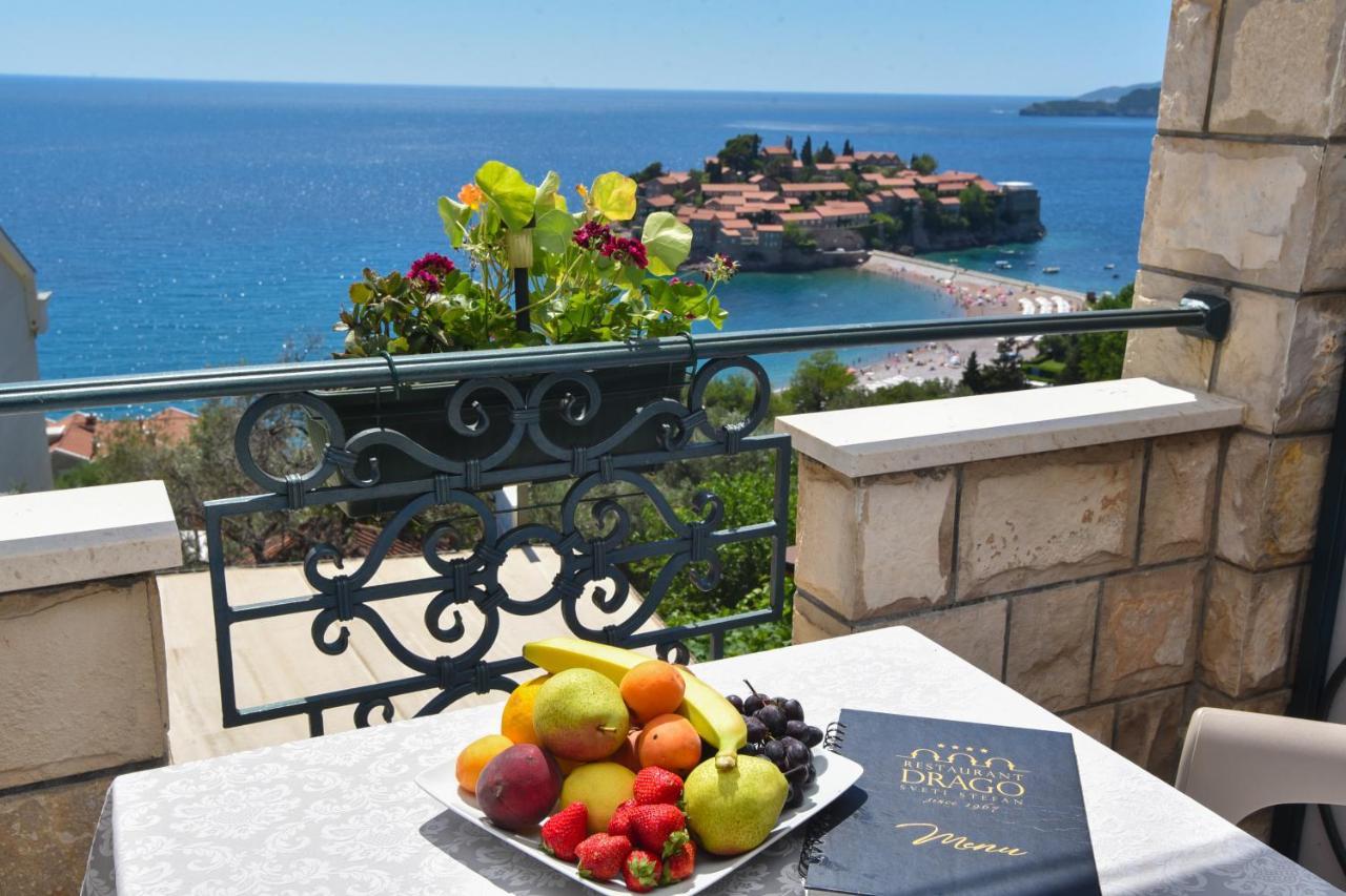 Apartments And Rooms Drago Sveti Stefan Kültér fotó
