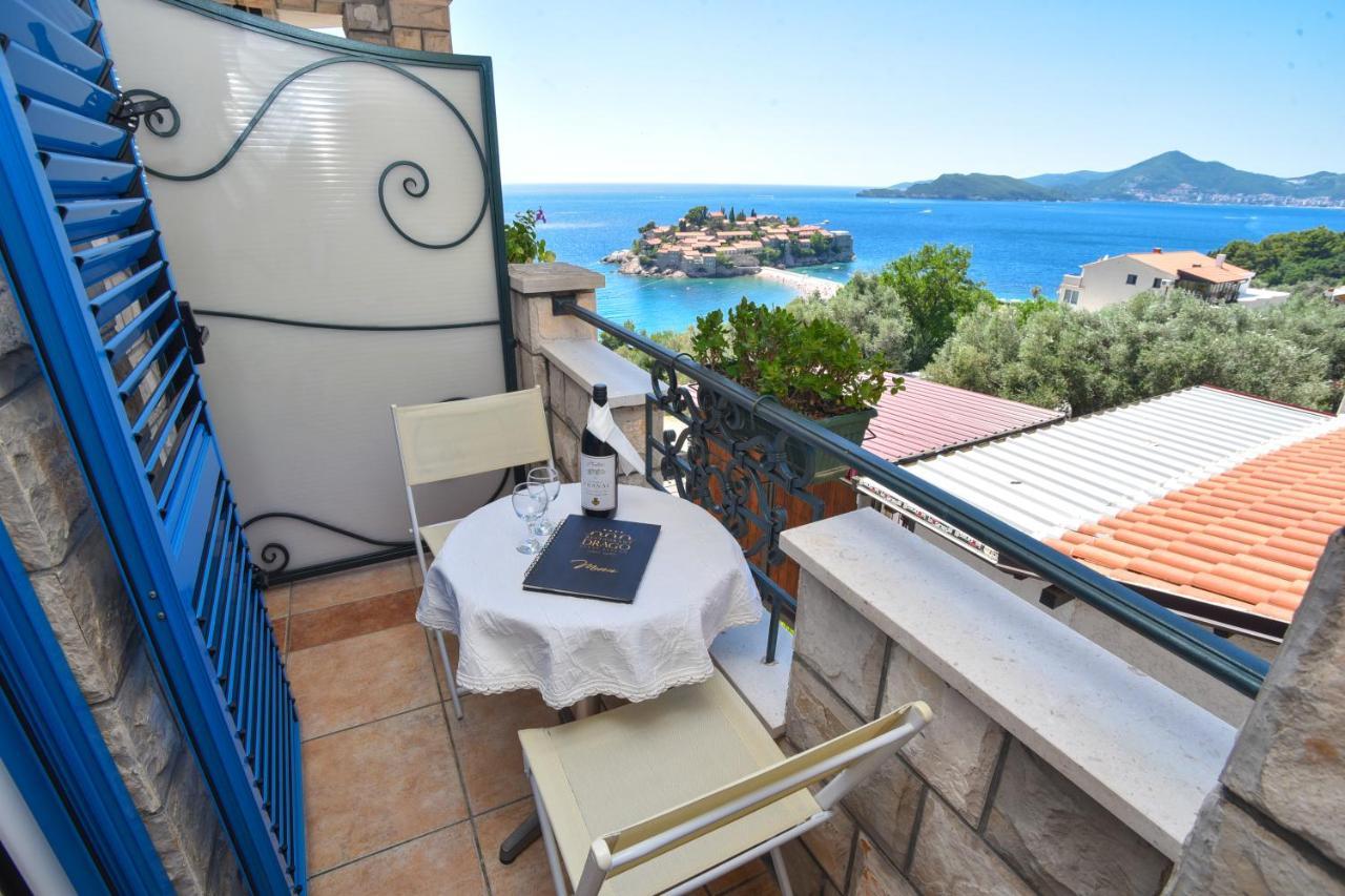 Apartments And Rooms Drago Sveti Stefan Kültér fotó