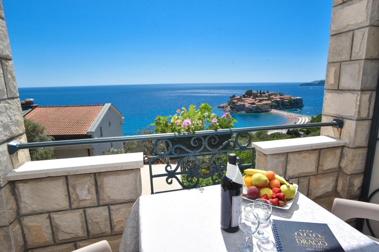 Apartments And Rooms Drago Sveti Stefan Kültér fotó